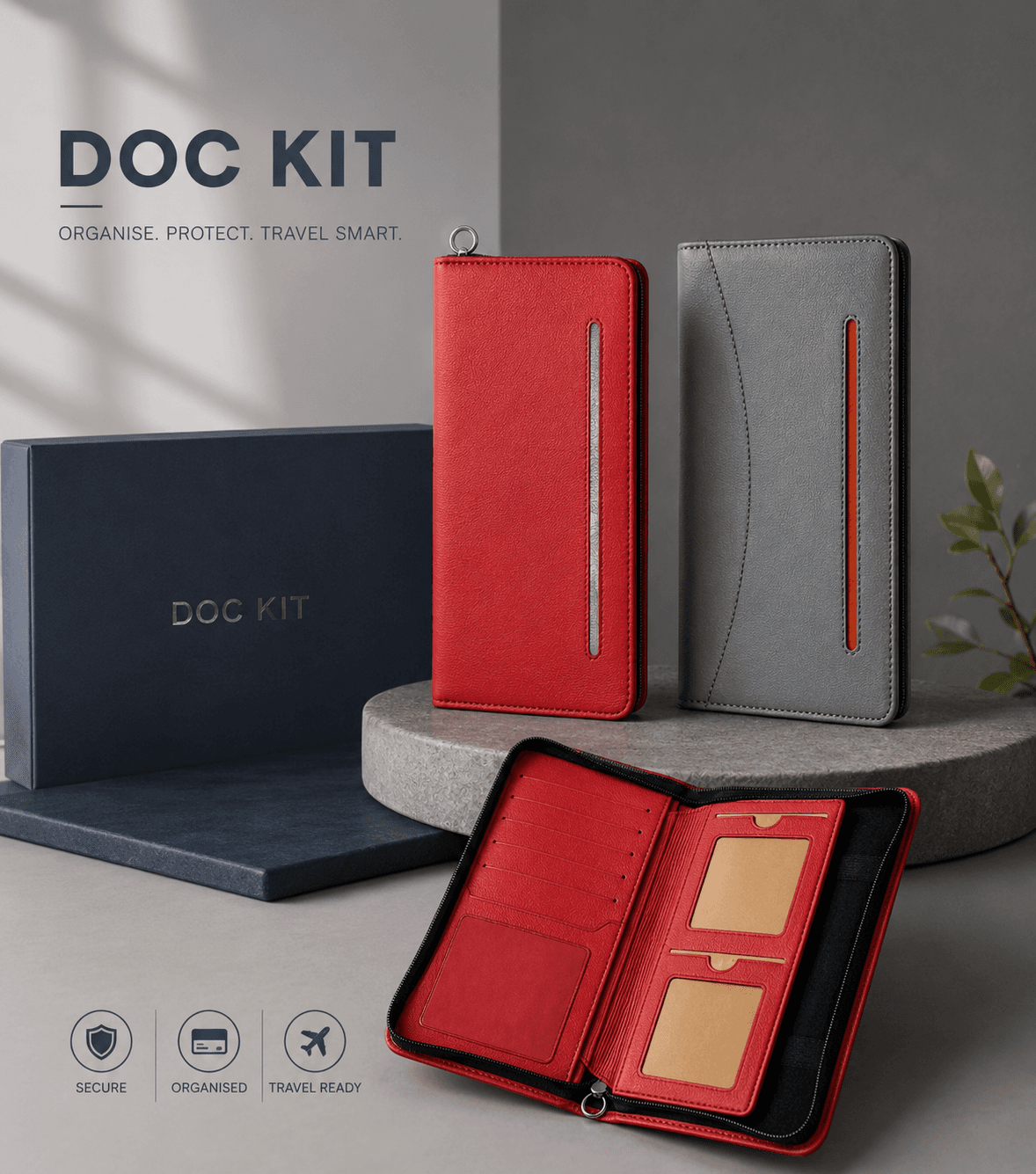 Doc Kit — secure travel document organiser